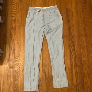 Like NEW! J. Crew Boys Chambray Joggers, Size 14.